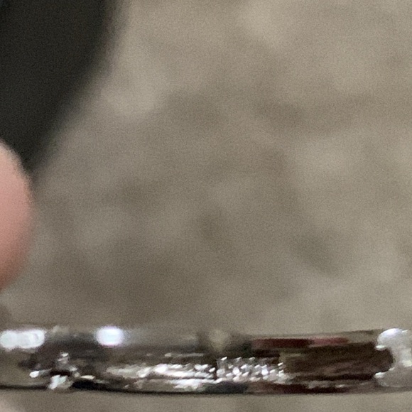 Huggie Earrings with Rhinestones-Sterling Silver - Picture 4 of 5